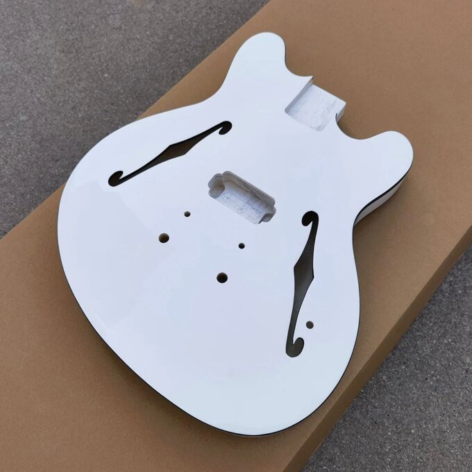 Custom high quality starcaster electric guitar body,black edge,support customization