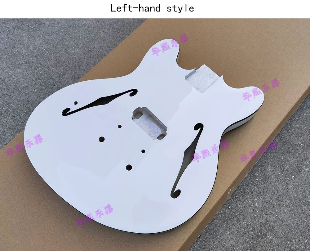 Custom high quality starcaster electric guitar body,black edge,support customization