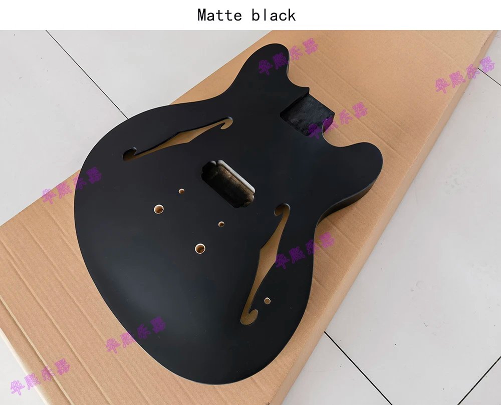 Custom high quality starcaster electric guitar body,black edge,support customization
