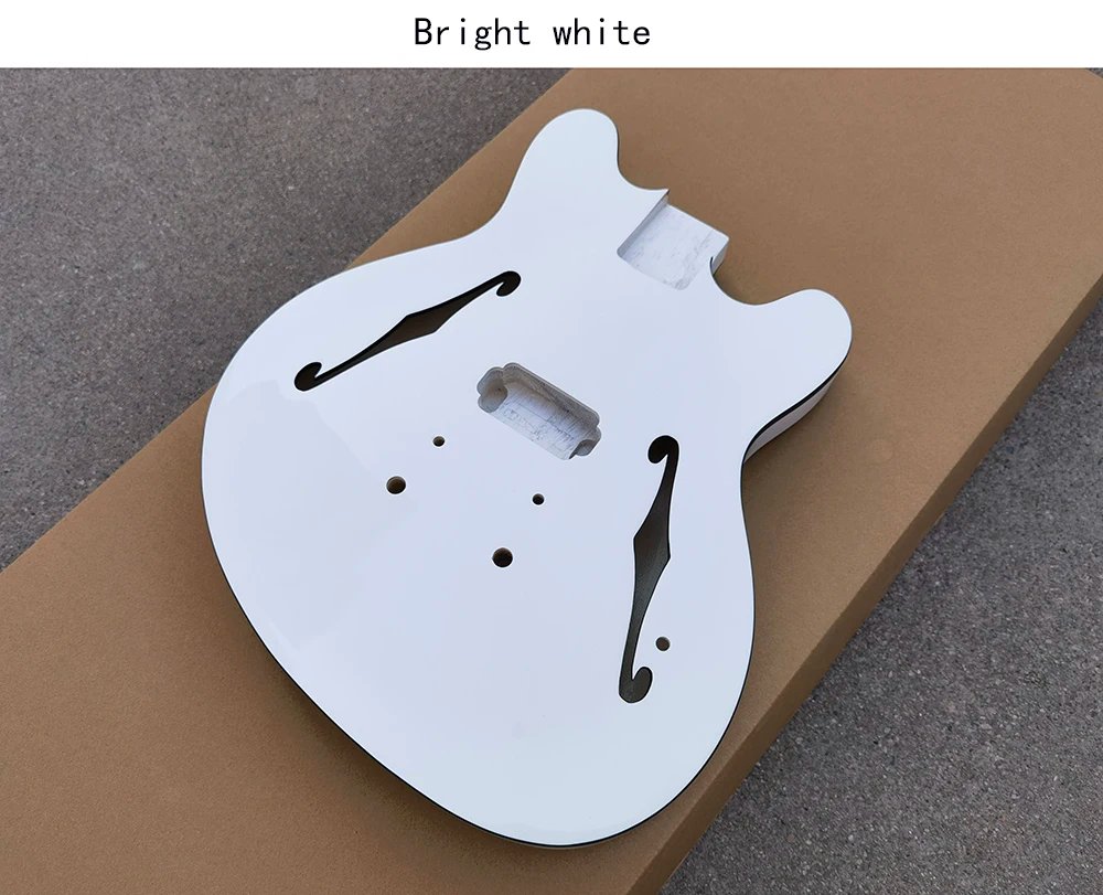 Custom high quality starcaster electric guitar body,black edge,support customization