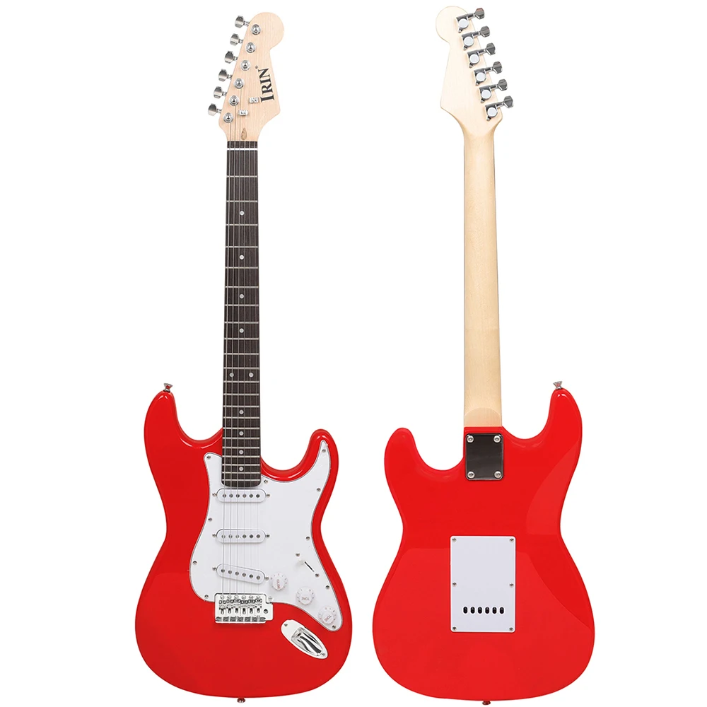 IRIN 6 String Electric Guitar 39 Inch 21 Frets Basswood Body Electric Guitar Guitarra With Bag Amp Capo Guitar Parts Accessories IRIN 6 String Electric Guitar 39 Inch 21 Frets Basswood Body Electric Guitar Guitarra With Bag Amp Capo Guitar Parts Accessories
