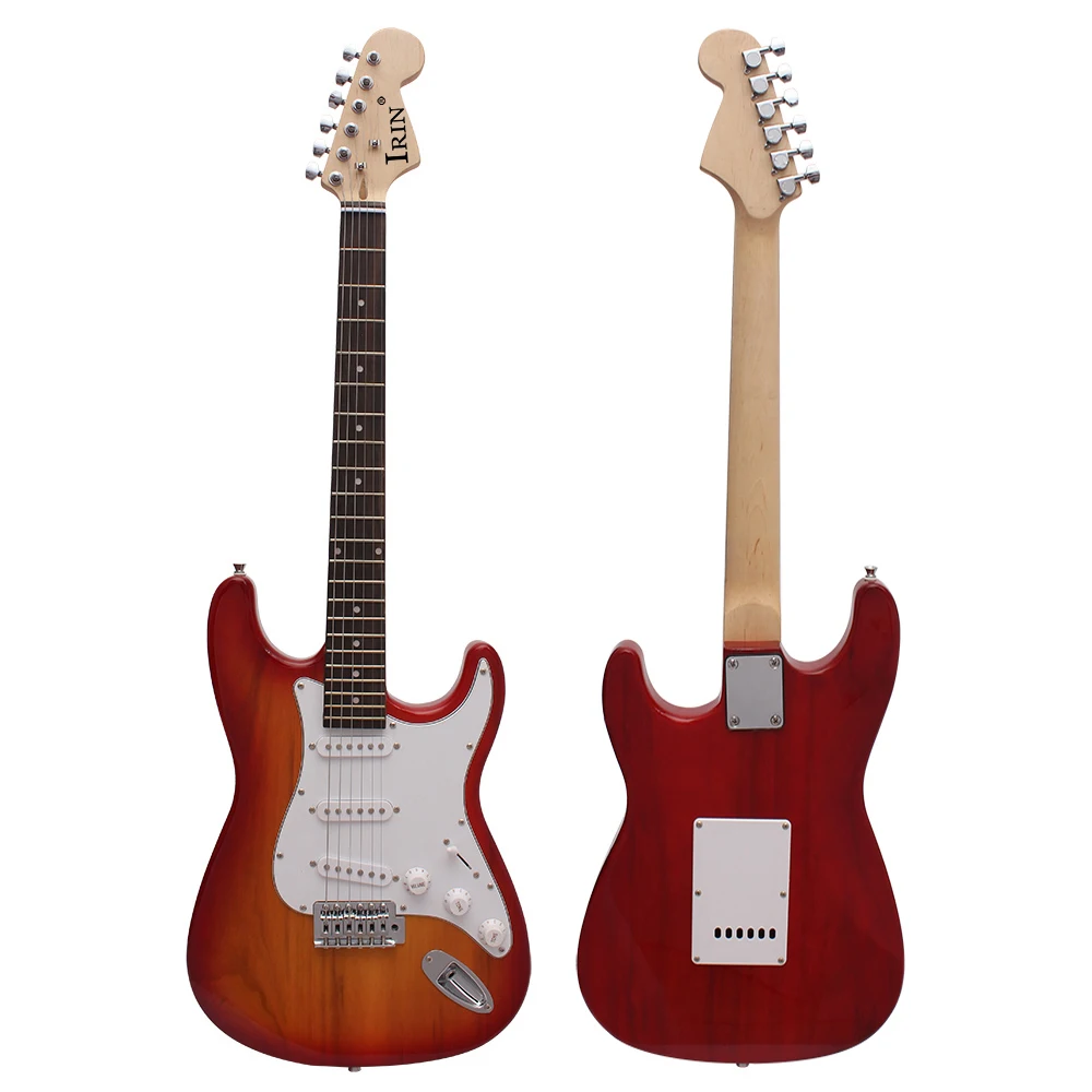 IRIN 6 String Electric Guitar 39 Inch 21 Frets Basswood Body Electric Guitar Guitarra With Bag Amp Capo Guitar Parts Accessories IRIN 6 String Electric Guitar 39 Inch 21 Frets Basswood Body Electric Guitar Guitarra With Bag Amp Capo Guitar Parts Accessories