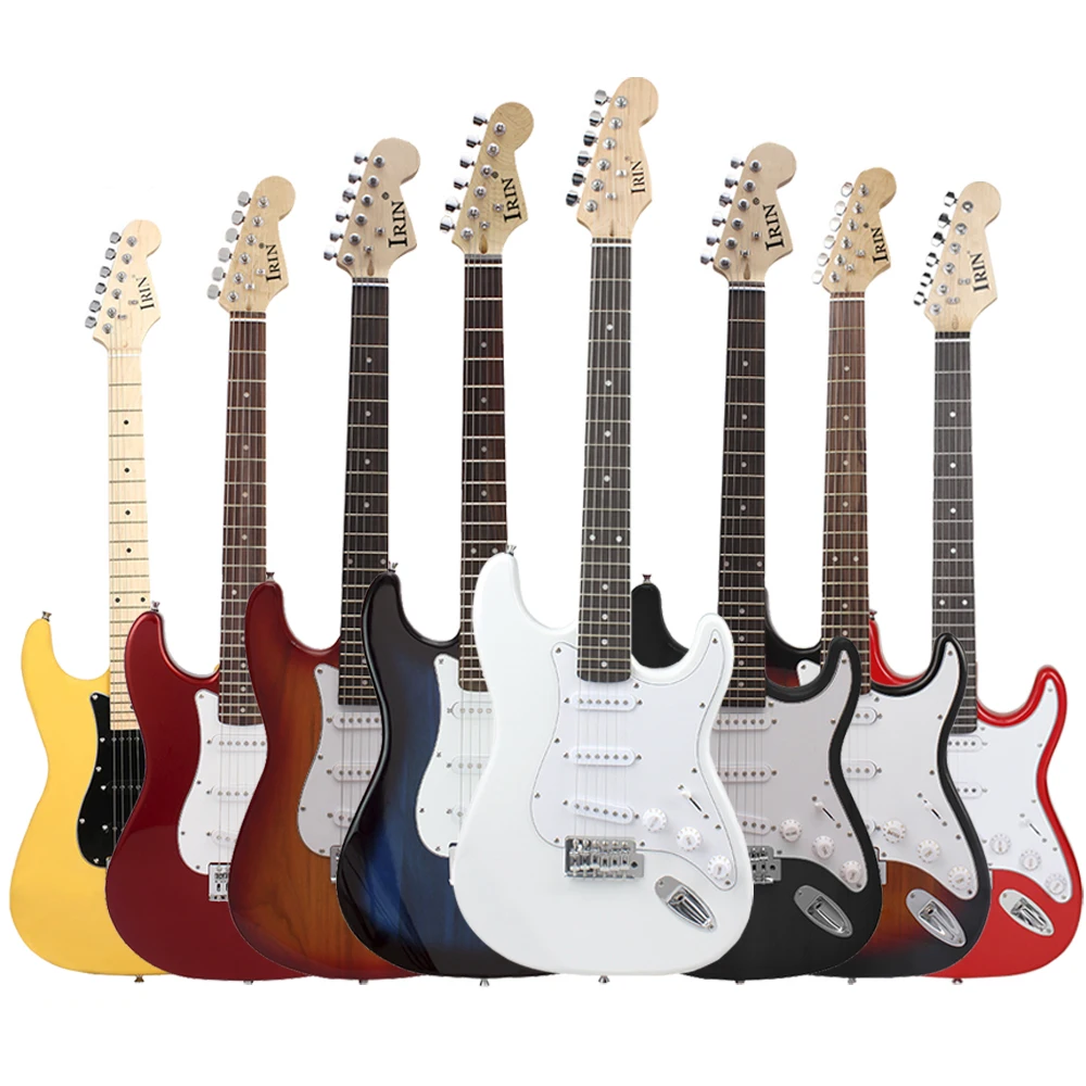 IRIN 6 String Electric Guitar 39 Inch 21 Frets Basswood Body Electric Guitar Guitarra With Bag Amp Capo Guitar Parts Accessories IRIN 6 String Electric Guitar 39 Inch 21 Frets Basswood Body Electric Guitar Guitarra With Bag Amp Capo Guitar Parts Accessories