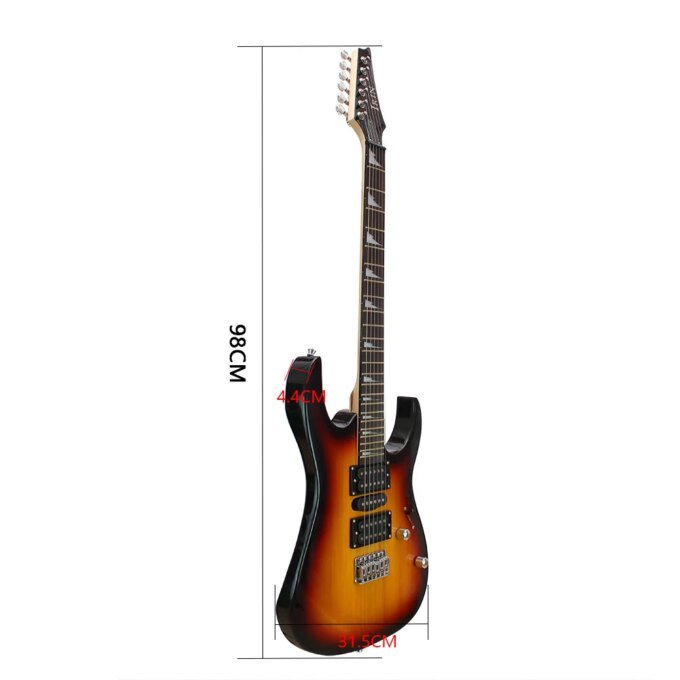 6 Strings 24 Frets Electric Guitar Maple Body Electric Guitar Guitarra With Bag Speaker Necessary Guitar Parts & Accessories - Image 6