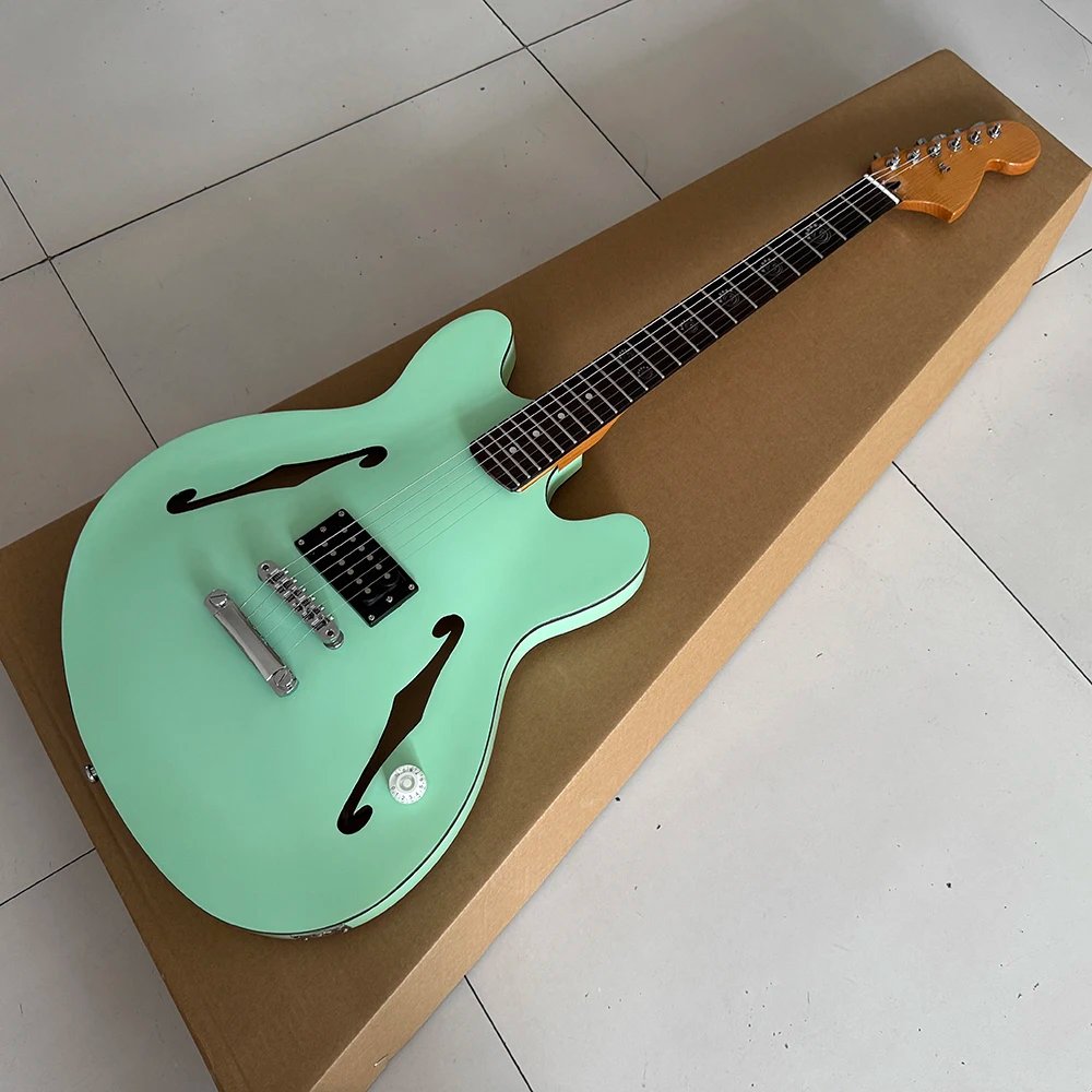 Green guitar
