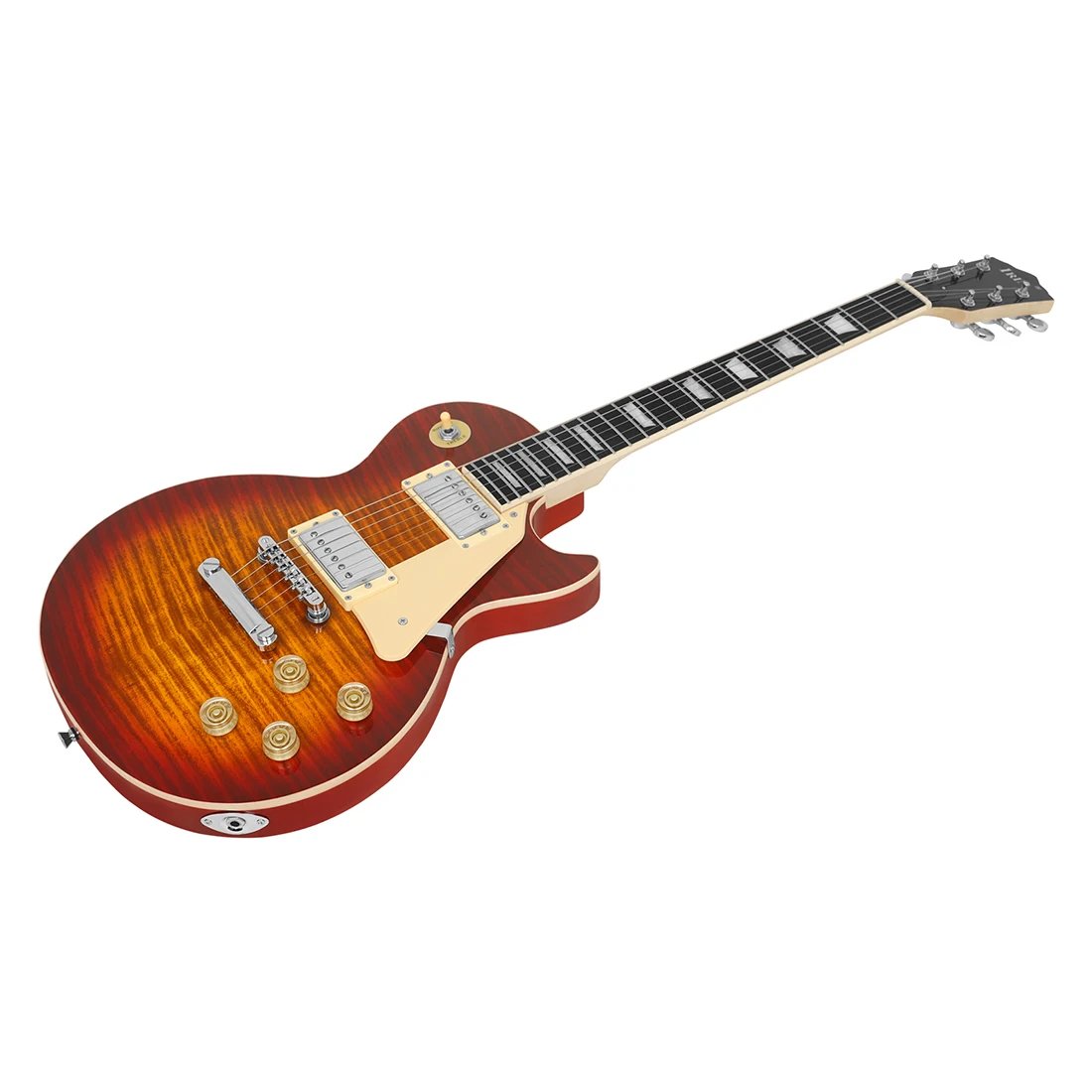 IRIN 6 Strings Tiger Patterned Red Electric Guitar 39 Inch Solid Full-size Electric Guitar Starter Kit Includes Amplifier Bag IRIN 6 Strings Tiger Patterned Red Electric Guitar 39 Inch Solid Full-size Electric Guitar Starter Kit Includes Amplifier Bag