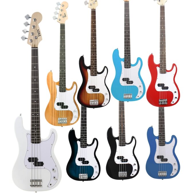 IRIN 4 Strings Electric Bass Guitar 20 Frets Basswood Body Maple Neck Electric Bass Guitar Guitarra With 3M Cable Accessories