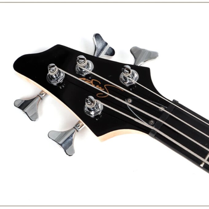 Electric Guitar Bass Four Strings White Wood Professional Performance Rock Musical String Instrument Rosewood Fingerboard Guitar - Image 5