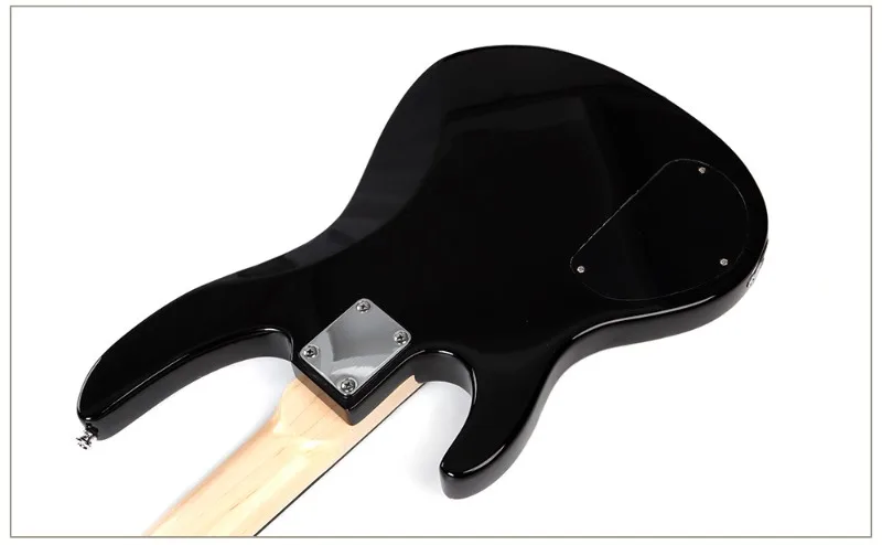 Electric Guitar Bass Four Strings White Wood Professional Performance Rock Musical String Instrument Rosewood Fingerboard Guitar