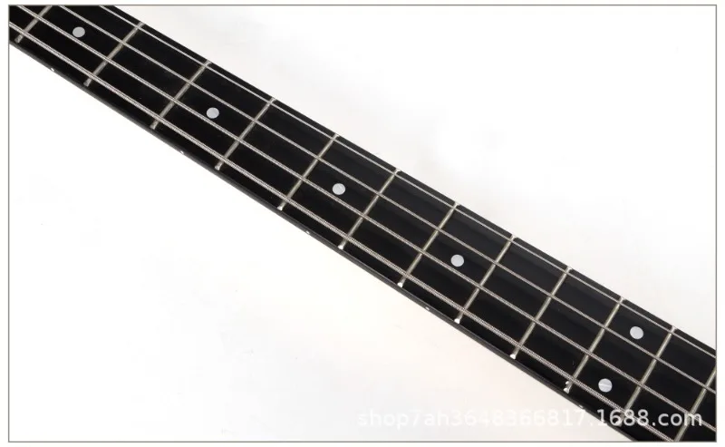 Electric Guitar Bass Four Strings White Wood Professional Performance Rock Musical String Instrument Rosewood Fingerboard Guitar