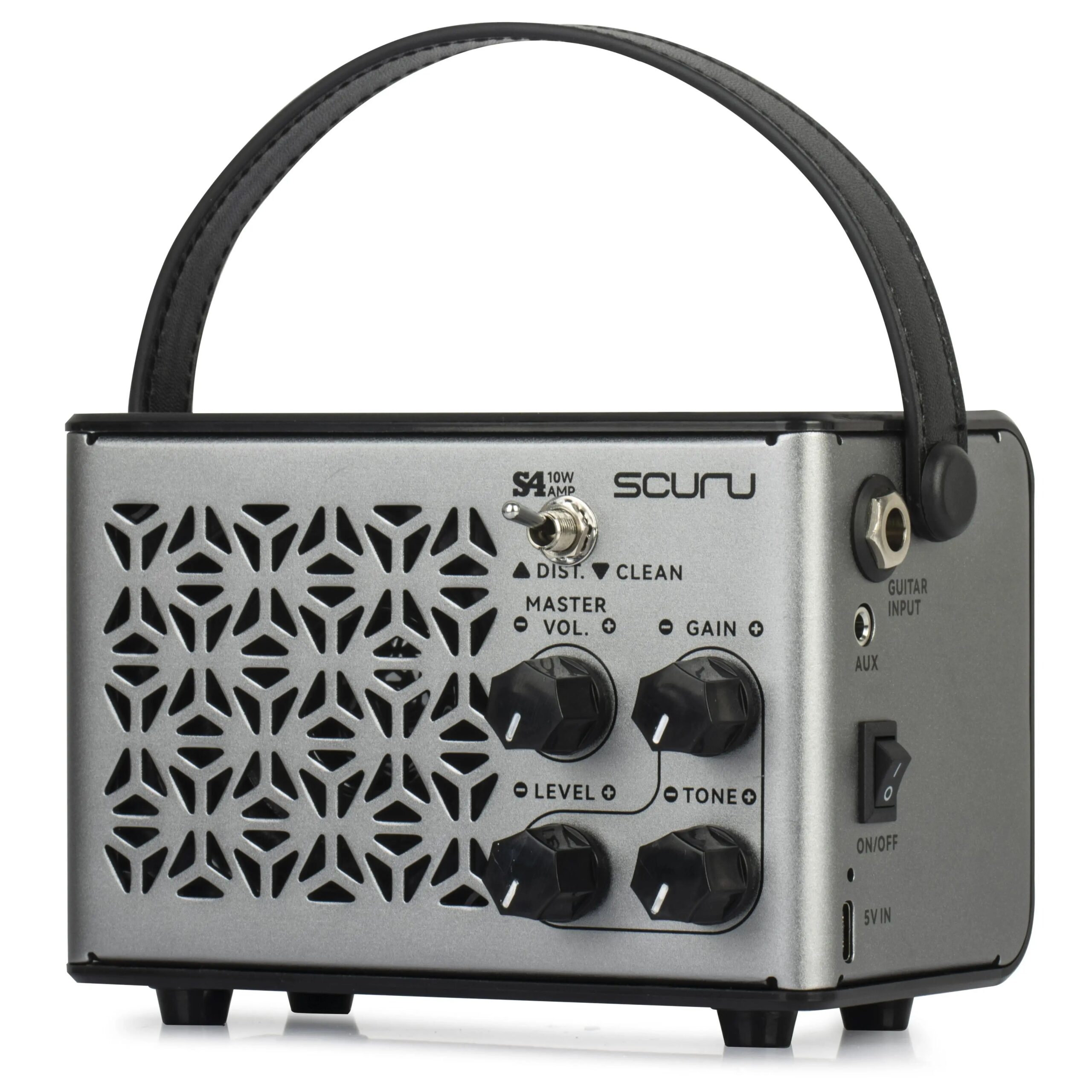Caline Scuru S4 Guitar Mini Amp 10W Rechargeable Bluetooth Guitar Amplifer Combo for Desktop Practice Caline Scuru S4 Guitar Mini Amp 10W Rechargeable Bluetooth Guitar Amplifer Combo for Desktop Practice