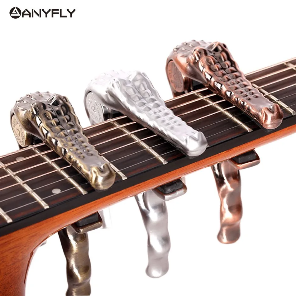 Alice A007G Metal Crocodile Design Folk Acoustic Guitar Capo Clamp Wholesales Alice A007G Metal Crocodile Design Folk Acoustic Guitar Capo Clamp Wholesales