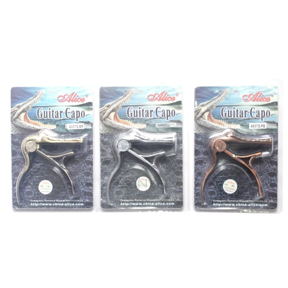 Alice A007G Metal Crocodile Design Folk Acoustic Guitar Capo Clamp Wholesales Alice A007G Metal Crocodile Design Folk Acoustic Guitar Capo Clamp Wholesales
