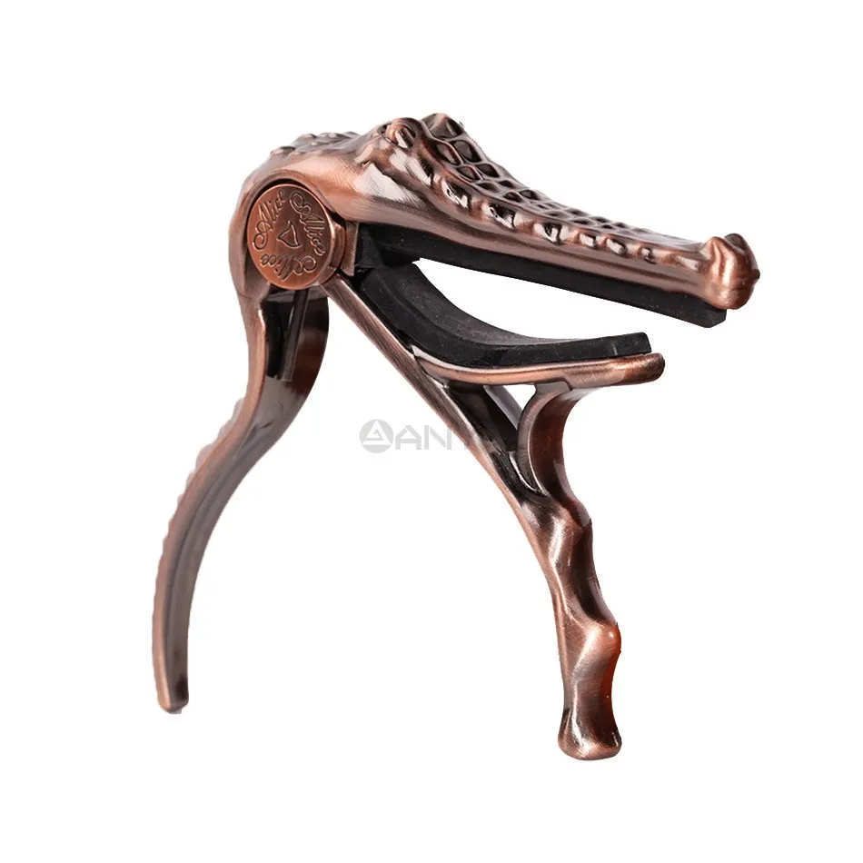 Alice A007G Metal Crocodile Design Folk Acoustic Guitar Capo Clamp Wholesales Alice A007G Metal Crocodile Design Folk Acoustic Guitar Capo Clamp Wholesales