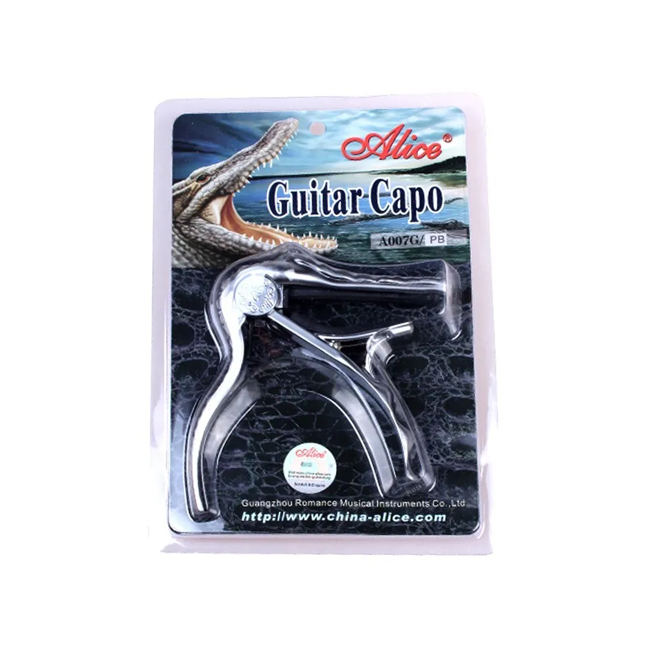 Alice A007G Metal Crocodile Design Folk Acoustic Guitar Capo Clamp Wholesales Alice A007G Metal Crocodile Design Folk Acoustic Guitar Capo Clamp Wholesales