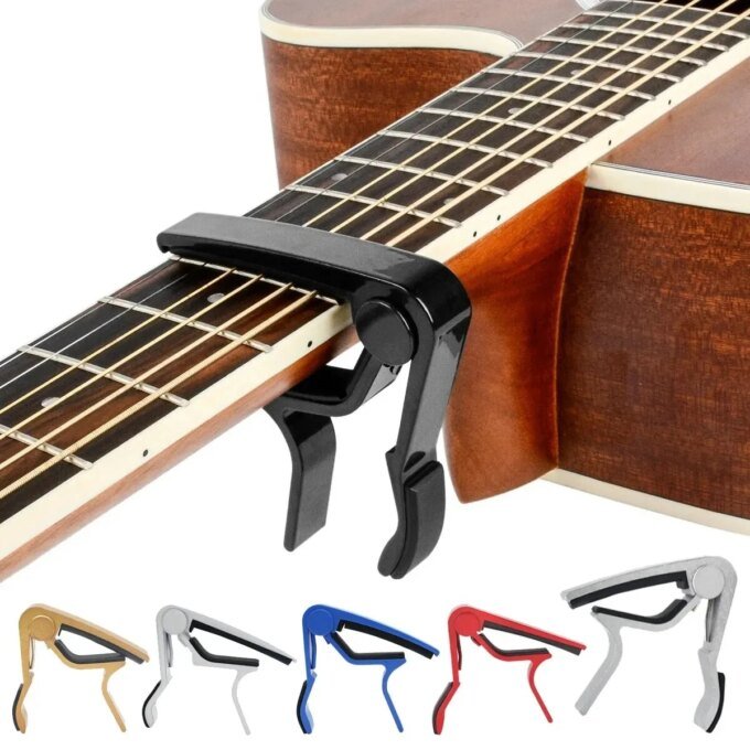 Miwayer Guitar Capo for 6 String Acoustic Classic Electric Guitar Alloy Metal Universal Multifunction Capo Guitar Accessories