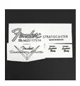 3 Pcs Metal Guitar Decal Sticker Headstock Logo Selfadhesive Silver