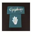 3 Pcs Metal Guitar Decal Sticker Headstock Logo Selfadhesive Silver
