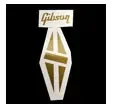 3 Pcs Metal Guitar Decal Sticker Headstock Logo Selfadhesive Silver
