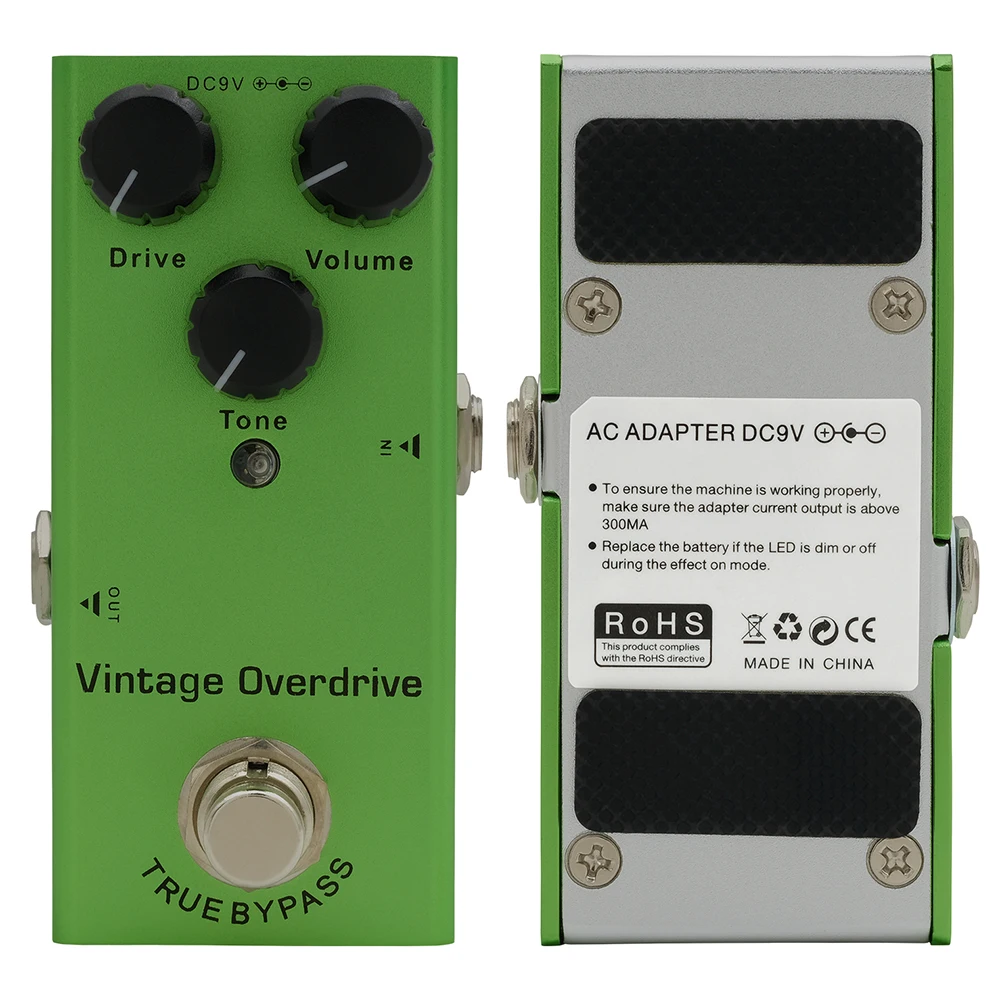 Electric Guitar Pedal Vintage Overdrive/Distortion Crunch/Distortion/US Dream/Classic Chorus/Vintage Phase/Digital Delay Electric Guitar Pedal Vintage Overdrive/Distortion Crunch/Distortion/US Dream/Classic Chorus/Vintage Phase/Digital Delay