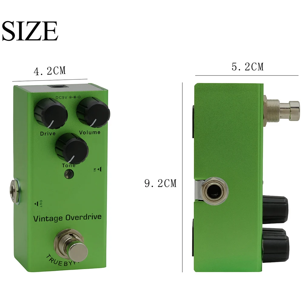 Electric Guitar Pedal Vintage Overdrive/Distortion Crunch/Distortion/US Dream/Classic Chorus/Vintage Phase/Digital Delay Electric Guitar Pedal Vintage Overdrive/Distortion Crunch/Distortion/US Dream/Classic Chorus/Vintage Phase/Digital Delay