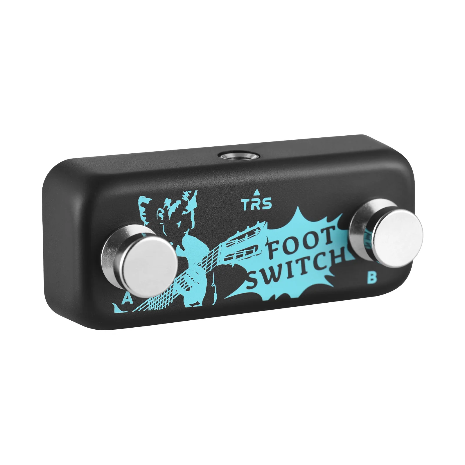 Effects Controller Pedals A B Channel Dual Footswitch 6.35mm Stereo Input Plug Play for Comprehensive Effect Controller