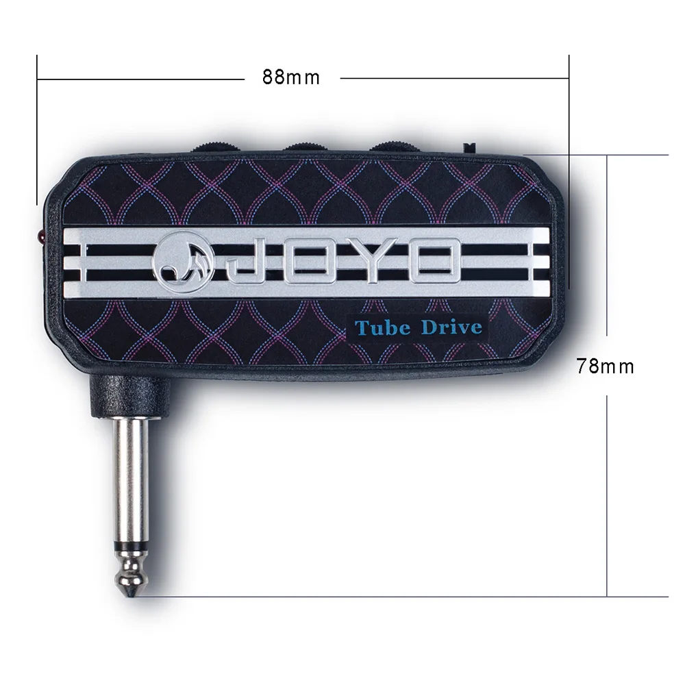 JOYO JA-03 Portable Bass Guitar Amplifier Mini Headphone Amplifier 6 Sound Effects Electric Guitar Amplifier Guitar Accessories