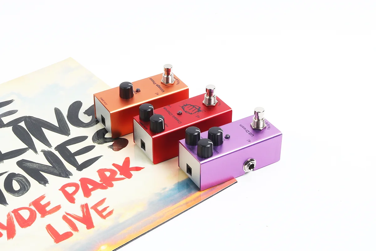 Electric Guitar Pedal Mini Vintage overdrive/US Dream/Classic Chorus/Fuzz/Tremolo/Analog delay/Digital Delay/Ultimate Drive