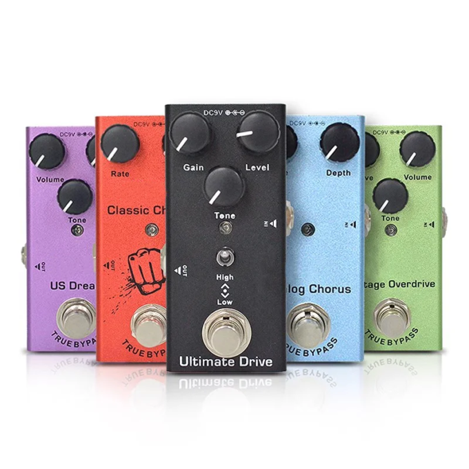Electric Guitar Pedal Mini Vintage overdrive/US Dream/Classic Chorus/Fuzz/Tremolo/Analog delay/Digital Delay/Ultimate Drive - Image 2