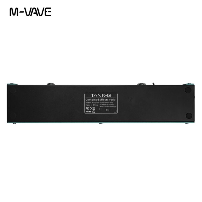 M-VAVE Tank-G Guitar Multi-Effects Pedal Rechargeable 36 Presets 9 Preamp Slots 8 IR Cab Slots 3Modulation/Delay/Reverb Effects - Image 5