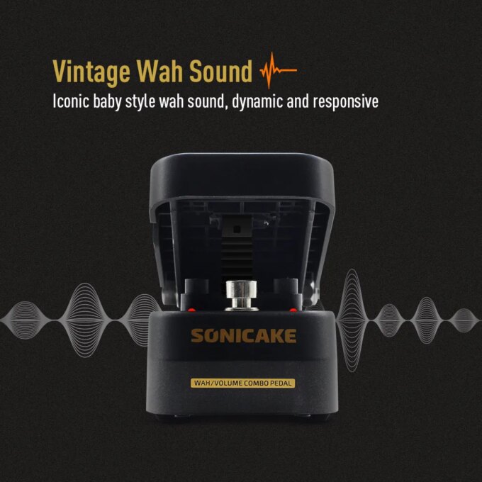 SONICAKE VolWah Active Volume Control & Wah Expression Pedal QEP-01 Guitar Parts Accessories - Image 4