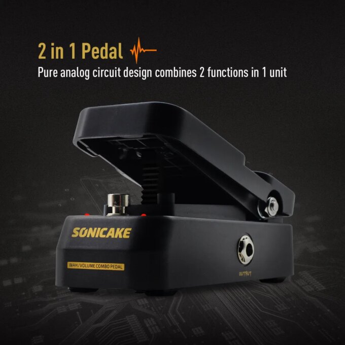 SONICAKE VolWah Active Volume Control & Wah Expression Pedal QEP-01 Guitar Parts Accessories - Image 2