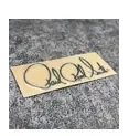 Waterslide 0.1 mm thick GiB Standard Decal Sticker Guitar Peghead Logo