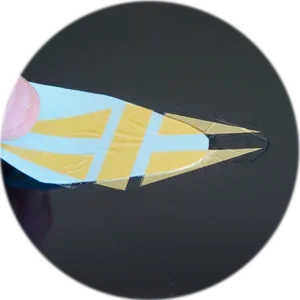 Waterslide 0.1 mm thick GiB Standard Decal Sticker Guitar Peghead Logo