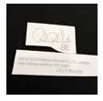 Waterslide 0.1 mm thick GiB Standard Decal Sticker Guitar Peghead Logo