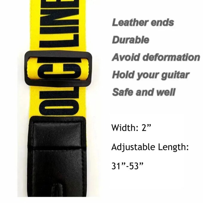 10pcs Guitar Strap for Electric Bass and Acoustic Guitars Include 5 Guitar Picks and 1 Hold and 2 Washers, Gift for Guitarists - Image 4