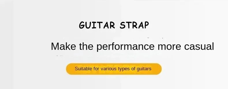 10pcs Guitar Strap for Electric Bass and Acoustic Guitars Include 5 Guitar Picks and 1 Hold and 2 Washers, Gift for Guitarists