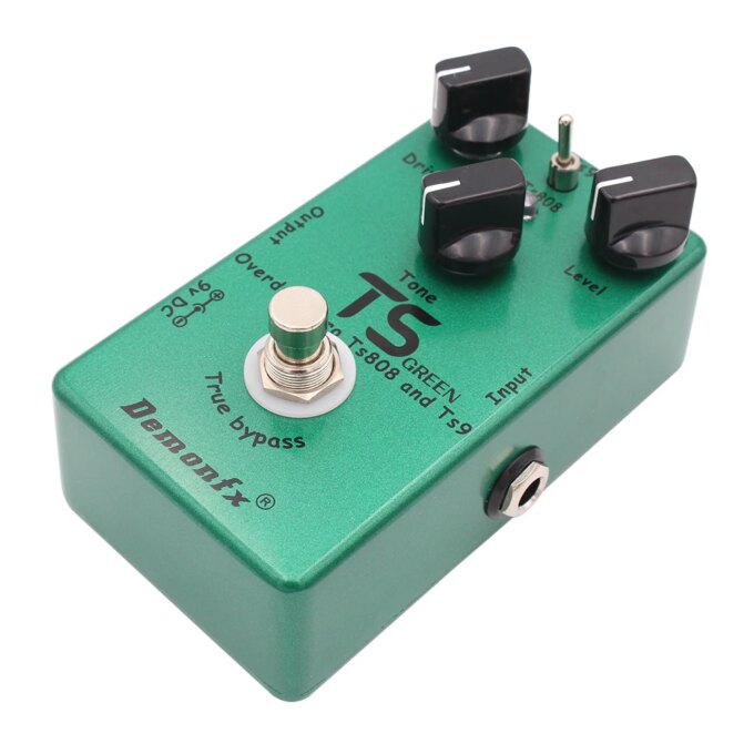 Demonfx TS GREEN High Quality Combine TS9 And TS808 Overdrive Booster Guitar Effect Pedal Hole Device - Image 5
