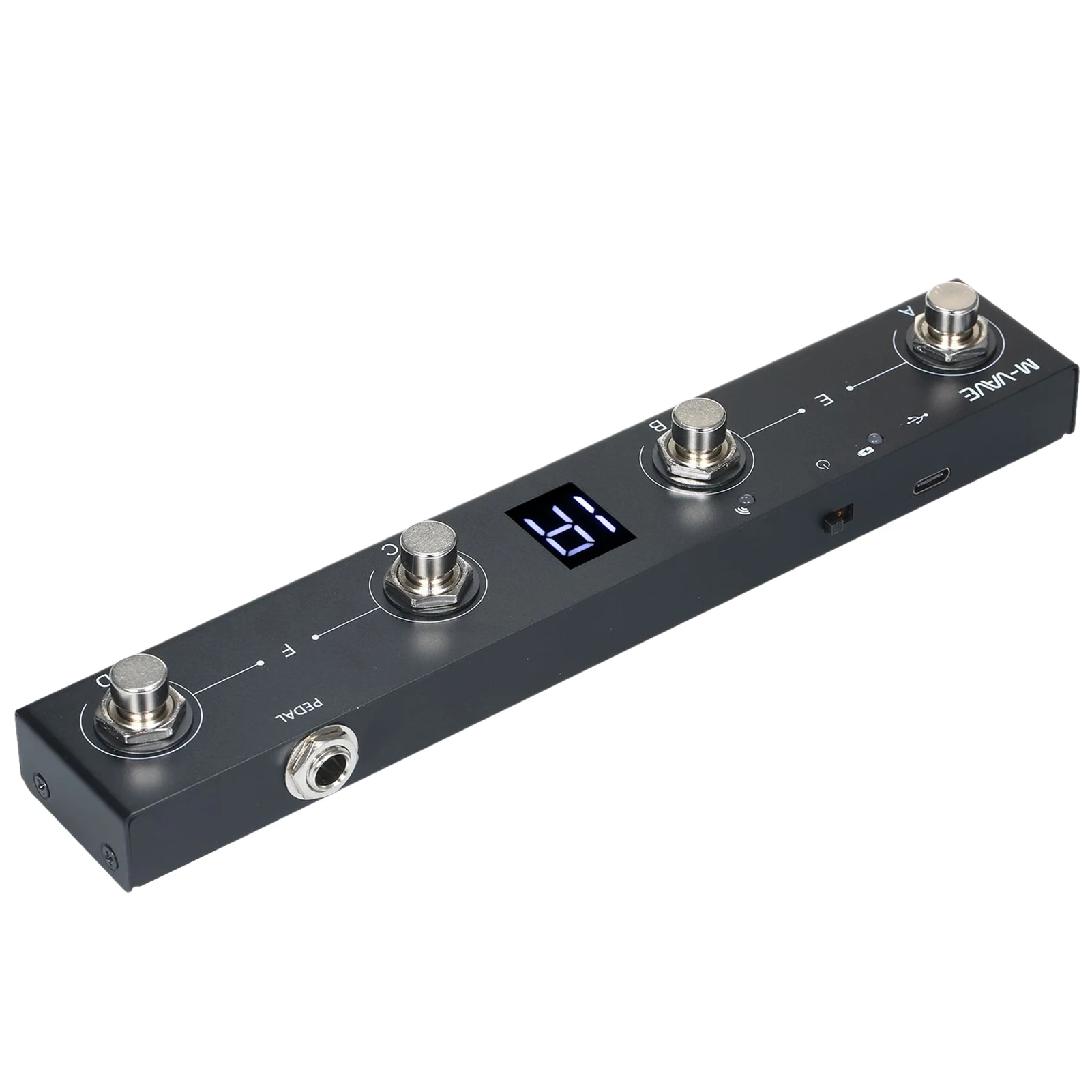 M-VAVE Chocolate BT Wireless MIDI Controller Rechargeable 4 Buttons Portable MIDI Foot Controller Pedal APP Control 2024