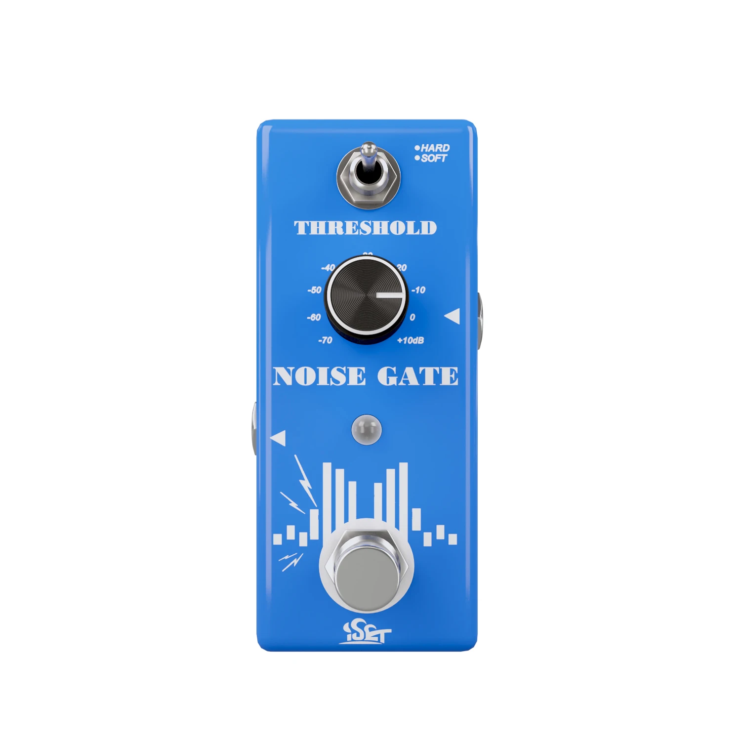 ISET PD-1 Guitar Noise Gate Pedal Noise Killer Pedal Noise Suppression Effect For Electric Guitar Hard Soft 2 Modes True Bypass