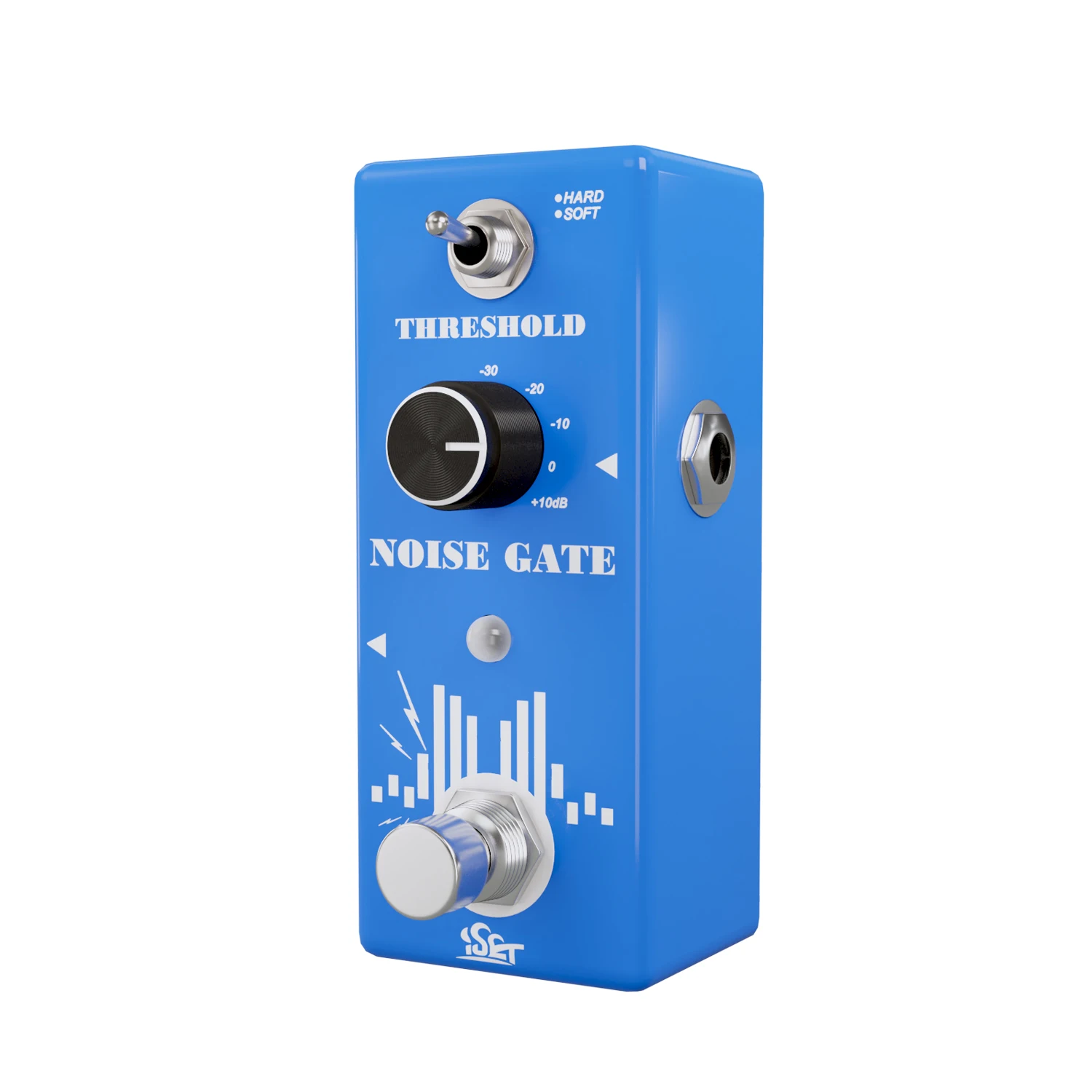 ISET PD-1 Guitar Noise Gate Pedal Noise Killer Pedal Noise Suppression Effect For Electric Guitar Hard Soft 2 Modes True Bypass