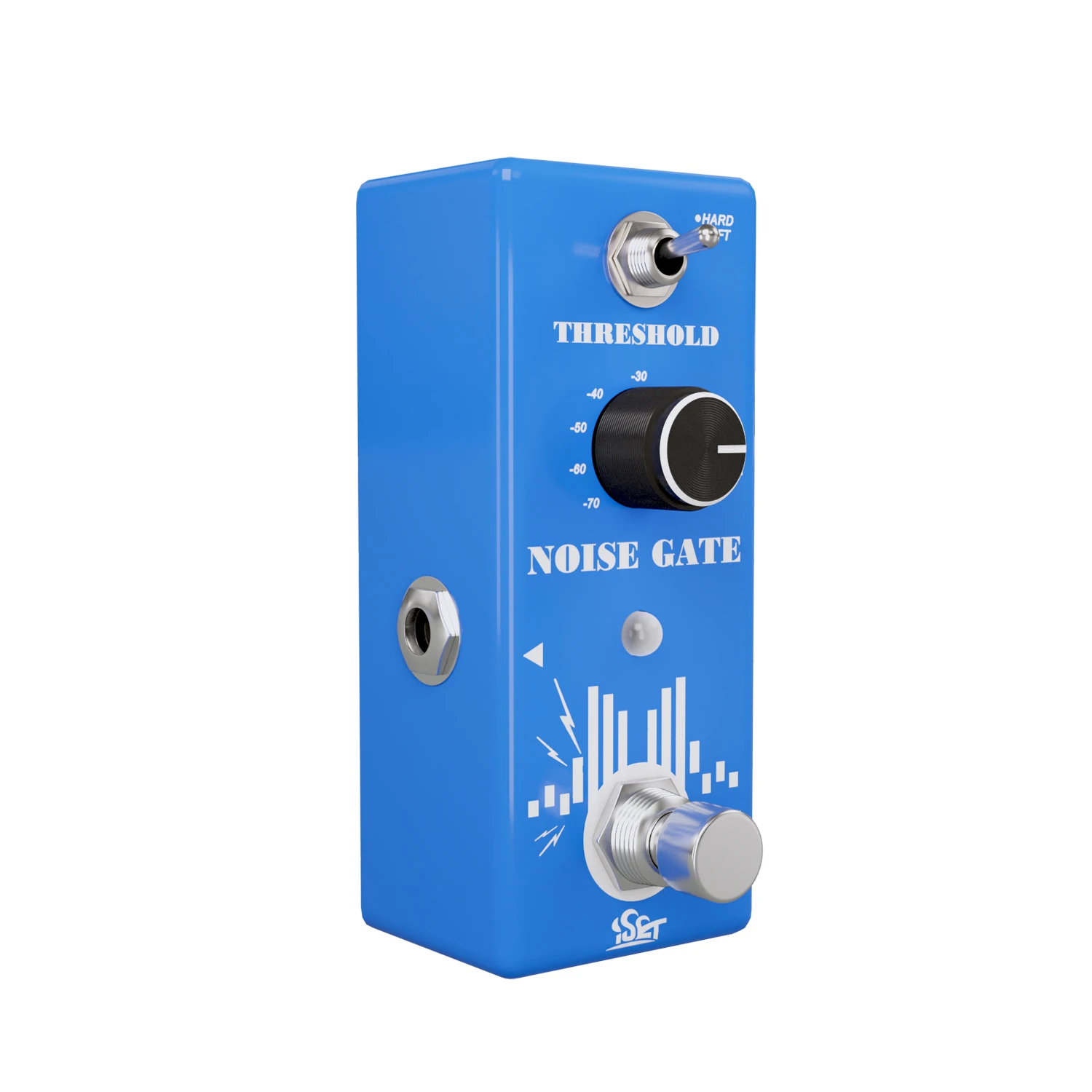 ISET PD-1 Guitar Noise Gate Pedal Noise Killer Pedal Noise Suppression Effect For Electric Guitar Hard Soft 2 Modes True Bypass