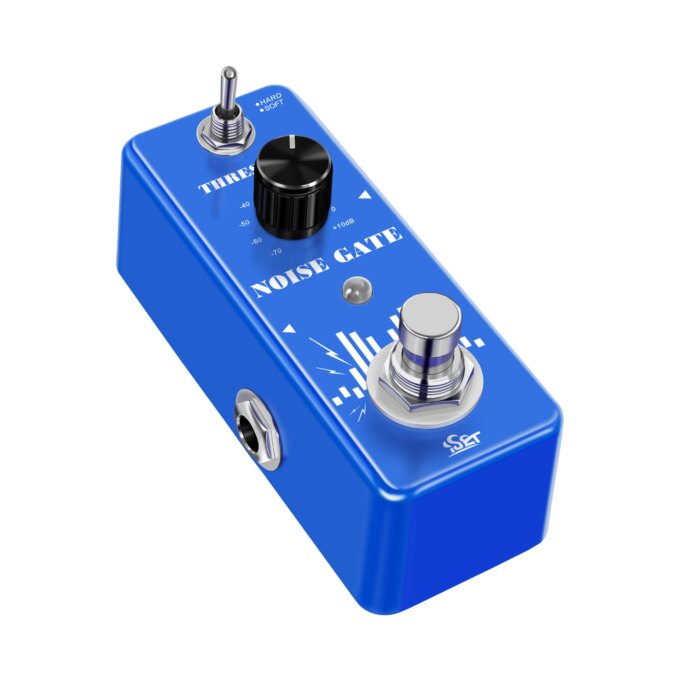 ISET PD-1 Guitar Noise Gate Pedal Noise Killer Pedal Noise Suppression Effect For Electric Guitar Hard Soft 2 Modes True Bypass - Image 3