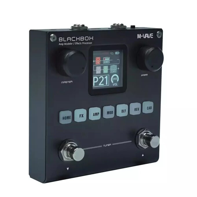 M-VAVE Blackbox Guitar / Bass AMP Modeler Multi Effects Processor Rechargeable for Electric Guitar Bass - Image 3