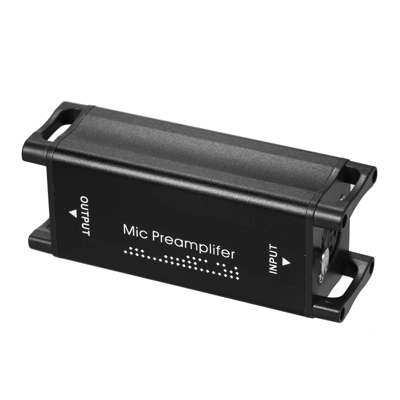 Mic Activator Ultra-Clean Gain Microphone Preamplifier Audio Booster for Studio orHome Recording Livestream Broadcast