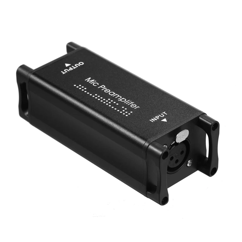 Mic Activator Ultra-Clean Gain Microphone Preamplifier Audio Booster for Studio orHome Recording Livestream Broadcast