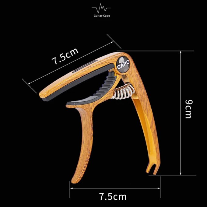 NEW Guitar Capo, 3in1 Zinc Metal Capo for Acoustic and Electric Guitars (with Pick Holder and 5Picks),Ukulele,Mandolin,Banjo - Image 6