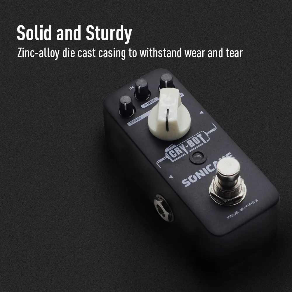 SONICAKE Cry-Bot Auto Wah Envelope Filter Funky Bass Guitar Effects Pedal QSS-07