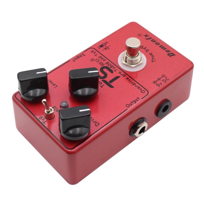 High Quality NEW Demonfx TS RED II TS GREEN  Combine TS9 And TS808 Overdrive Booster Guitar Effect Pedal Hole Device - Image 3