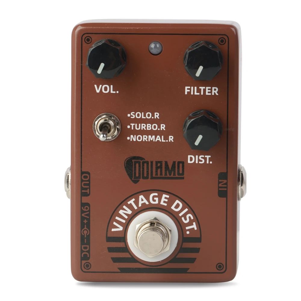 Dolamo D-11 Vintage Distortion Guitar Effect Pedal True Bypass Electric Guitar Parts & Accessories Dolamo D-11 Vintage Distortion Guitar Effect Pedal True Bypass Electric Guitar Parts & Accessories